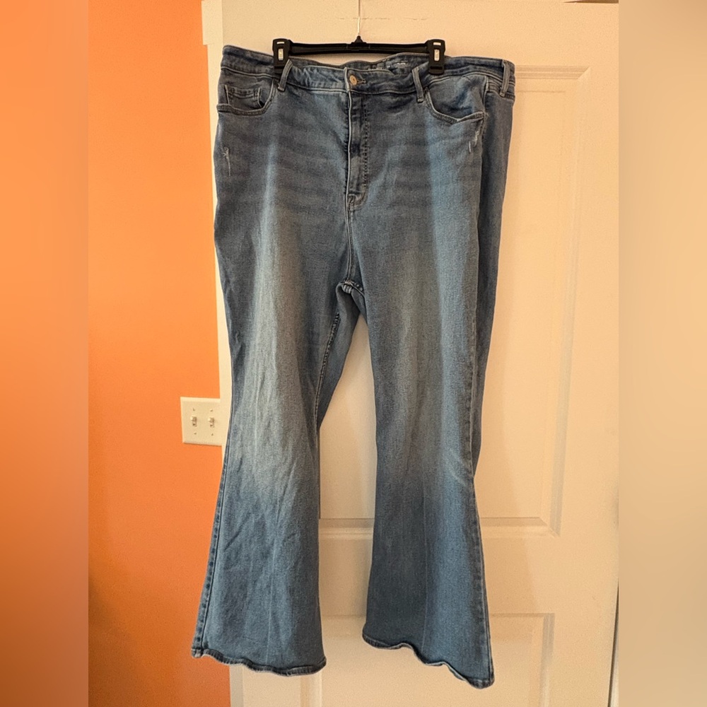 Old Navy Light Blue Flare Jeans
